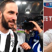 Gonzalo Higuain och Leonardo Bonucci