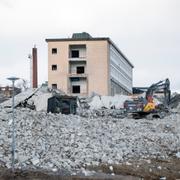 Gamla centrum i Kiruna.