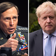 David Petraeus, Boris Johnson and Carl Bildt.