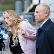 Stormy Daniels och Michael Avenatti.