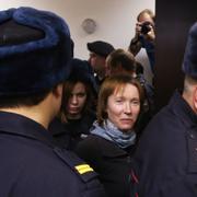 Jekaterina Zaspa frigavs mot borgen.