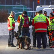 Insats efter mordet i Rönninge.