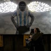  Muralmålning av Diego Maradona in Buenos Aires, Argentina