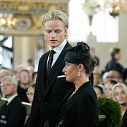 Marius Borg Høiby i Oslo domkyrka på onsdagen.