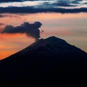 Arkivbild, Popocatépetl 2019.