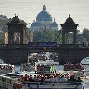 Sankt Petersburg. Illustrationsbild.
