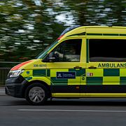 En ambulans i Stockholm.