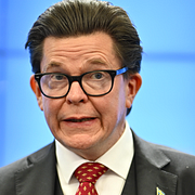 Ulf Kristersson, Andreas Norlén och Magdalena Andersson.