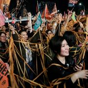 Demonstrationer i Taiwan.