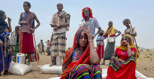En kvinna i norra Etiopien. Claire Nevill / AP