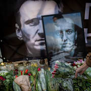 Minnesplats för Navalnyj.