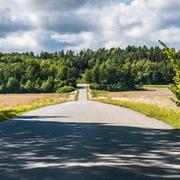 En väg utanför Landfjärden nära Ösmo i Nynäshamns kommun söder om Stockholm. I närheten hittades en 14-årig pojke mördad i en skogsdunge på lördagskvällen den 29 juli.