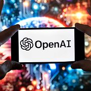 Open AI:s logga, arkivbild.