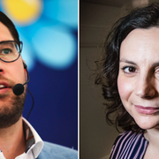 Jimmie Åkesson och Paula Bieler