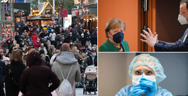 Människor i Dortmund / Merkel och Spahn / Vaccinering i Mainz. TT
