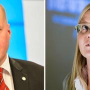 SD-politikerna Sven-Olof Sällström och Julia Kronlid.