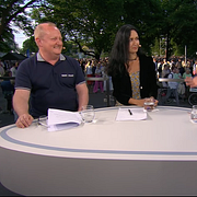 Dick Erixon och Sakine Madon diskuterade talet.