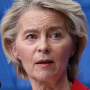 EU-kommissionens ordförande Ursula von der Leyen och EU:s utrikeschef Kaja Kallas.