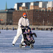 Människor i Stockholm. 