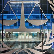 En bild från ICC:s kontor i Nederländerna.