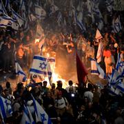 Demonstrationer i Tel Aviv. Ohad Zwigenberg / AP