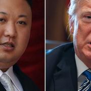 Kim Jong-Un och Donald Trump. 