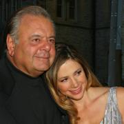 Mira Sorvino med Paul Sorvino år 2007.