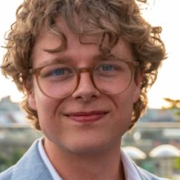 Leo Gerdén, 22, och bild från en demonstration på Harvard.