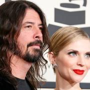 Dave Grohl och han hustru Jordyn,