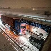 Stopp i trafiken utanför Landskrona.