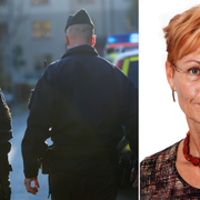 Arkivbild. Monica Hallberg till höger.