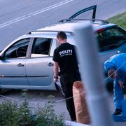 Kriminaltekniker på brottsplatsen.