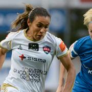 FC Rosengårds Marta Vieira da Silva under augustimatchen i damallsvenskan mellan Eskilstuna United DF och FC Rosengård.