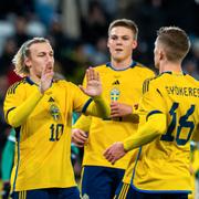 Emil Forsberg och Viktor Gyökeres.