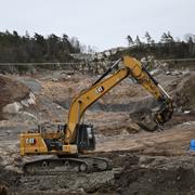 Skredområdet i Stenungsund.