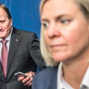 Stefan Löfven och Magdalena Andersson.