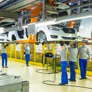 Avtovaz-fabrik. Arkivbild.