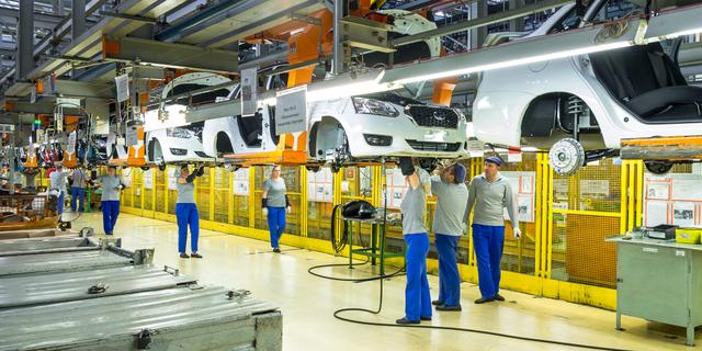 Avtovaz-fabrik. Arkivbild. Shutterstock