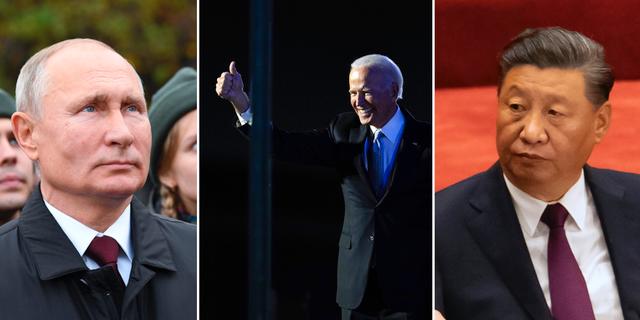 Vladimir Putin. Joe Biden. Xi Jinping. TT