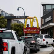 En McDonald’s-restaurang i San Francisco.