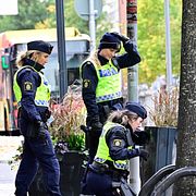 Bild från skjutningen i Gävle.