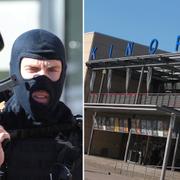 Insatsstyrkan slog till mot filmstaden Kinopolis.