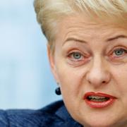 Dalia Grybauskaite.