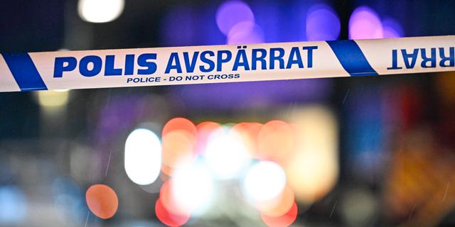 Polisavspärrning Johan Nilsson/TT