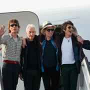 Rolling Stones: Mick Jagger, Charlie Watts, Keith Richards och Ron Wood (Arkivbild)