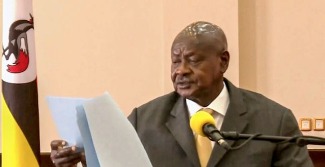 Ugandas president Museveni. United Nations / AP