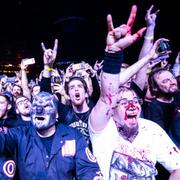 Slipknotfans i Budapest.