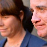 Stefan Löfven och Åsa Romson.