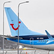 Tui:s flygplan. Arkivbild