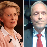 EU-kommissionens ordförande Ursula von der Leyen, tidigare ambassadören Stefan Eriksson och Belarus president  Aleksandr Lukasjenko.